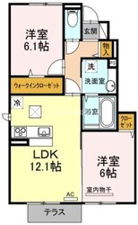 ウィンクルムB棟の物件間取画像